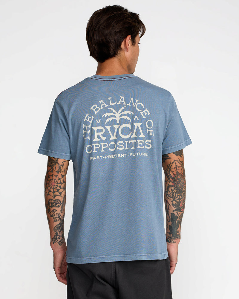 Palm Serif Short Sleeve Tee- RVCA