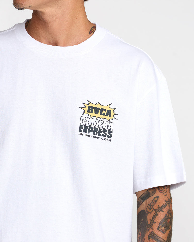 Camera Express Short Sleeve Tee- RVCA