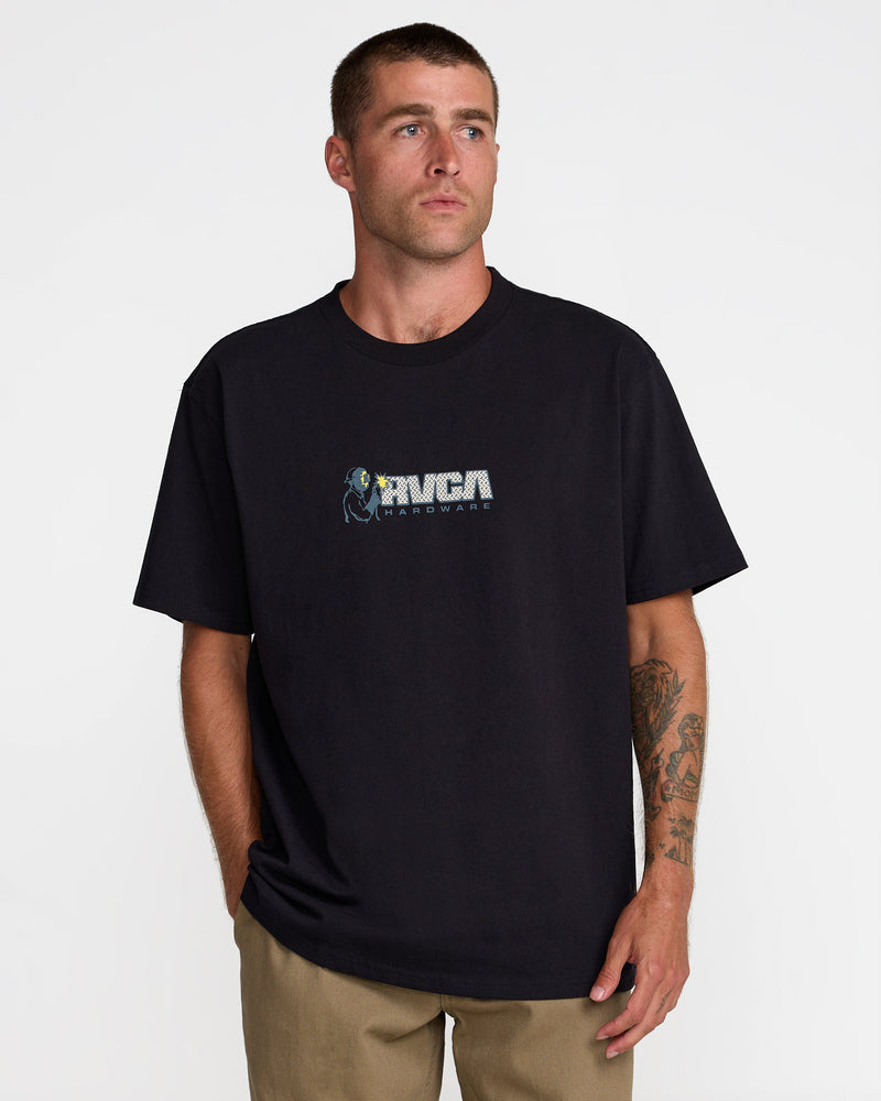 RVCA Hardware Short Sleeve Tee- RVCA