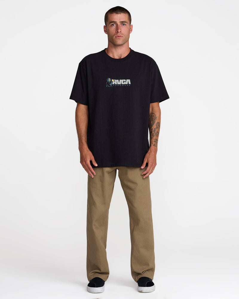 RVCA Hardware Short Sleeve Tee- RVCA