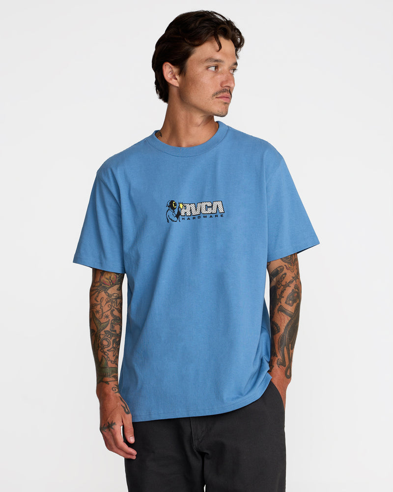 RVCA Hardware Short Sleeve Tee- RVCA