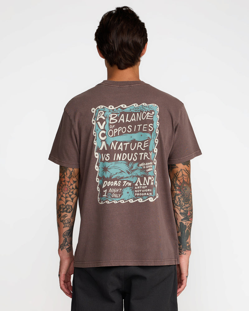 Mel G Flora Sleeve Tee- RVCA