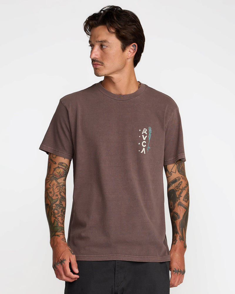 Mel G Flora Sleeve Tee- RVCA