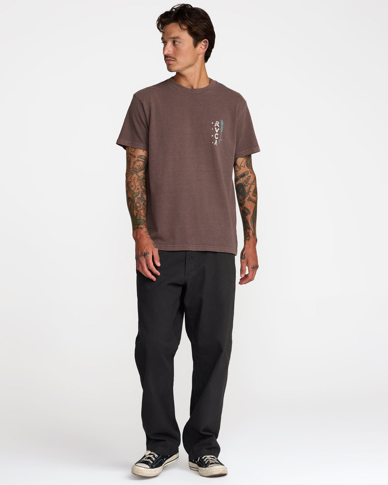 Mel G Flora Sleeve Tee- RVCA