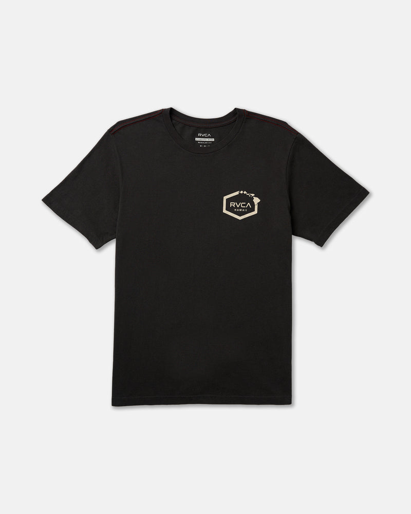 Island Hex Short Sleeve Tee- RVCA