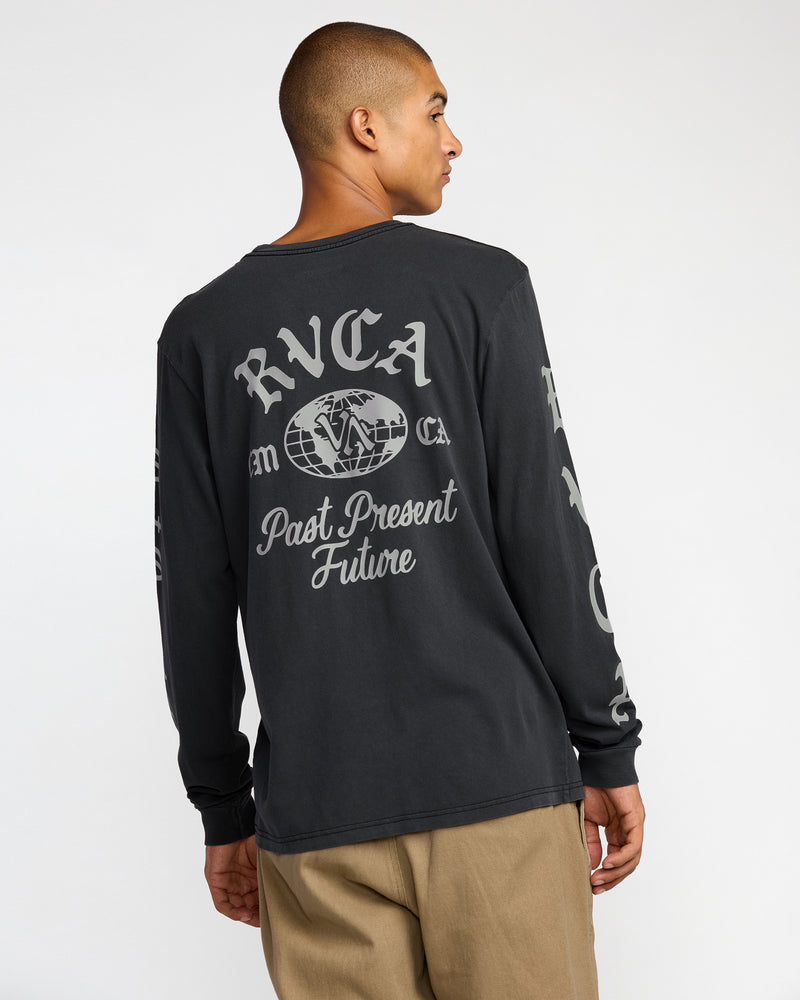 VA Worldwide Long Sleeve Tee - RVCA