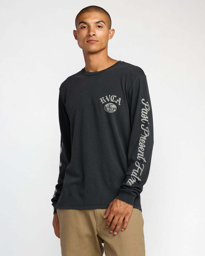 VA Worldwide Long Sleeve Tee - RVCA