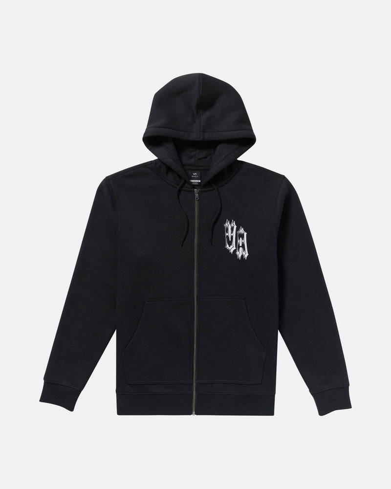 Benj Tiger Eyes Zip Hoodie - RVCA
