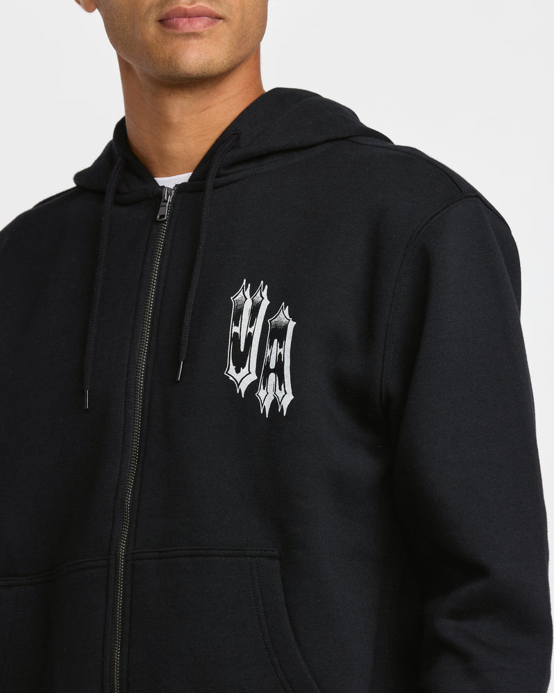Benj Tiger Eyes Zip Hoodie - RVCA