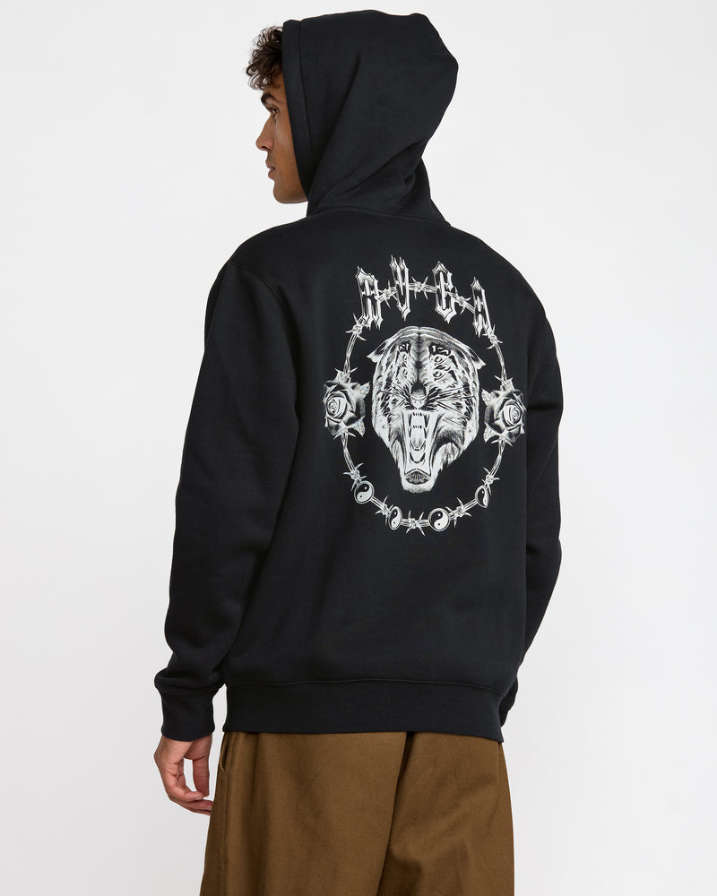 Benj Tiger Eyes Zip Hoodie - RVCA