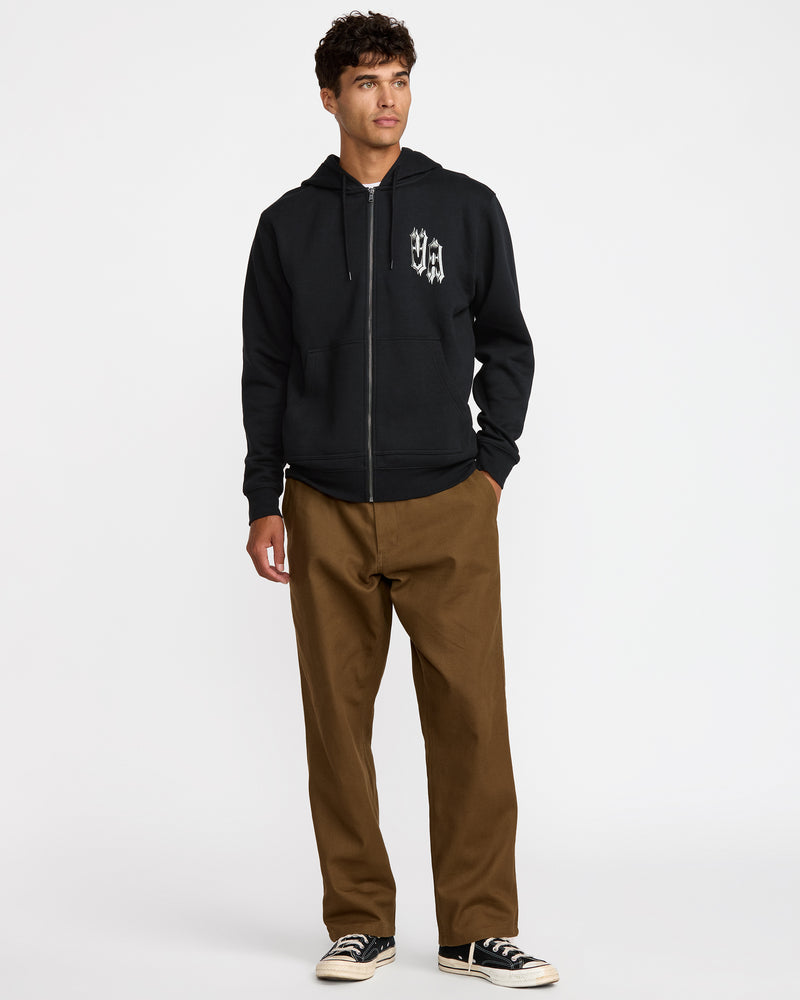 Benj Tiger Eyes Zip Hoodie - RVCA