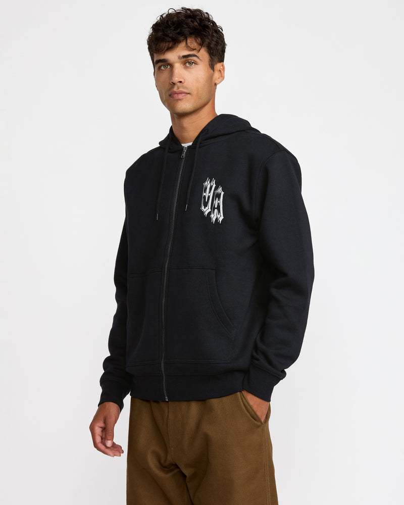 Benj Tiger Eyes Zip Hoodie - RVCA
