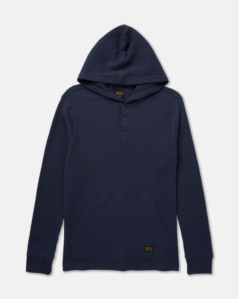 Dayshift Thermal Hooded Henley- RVCA