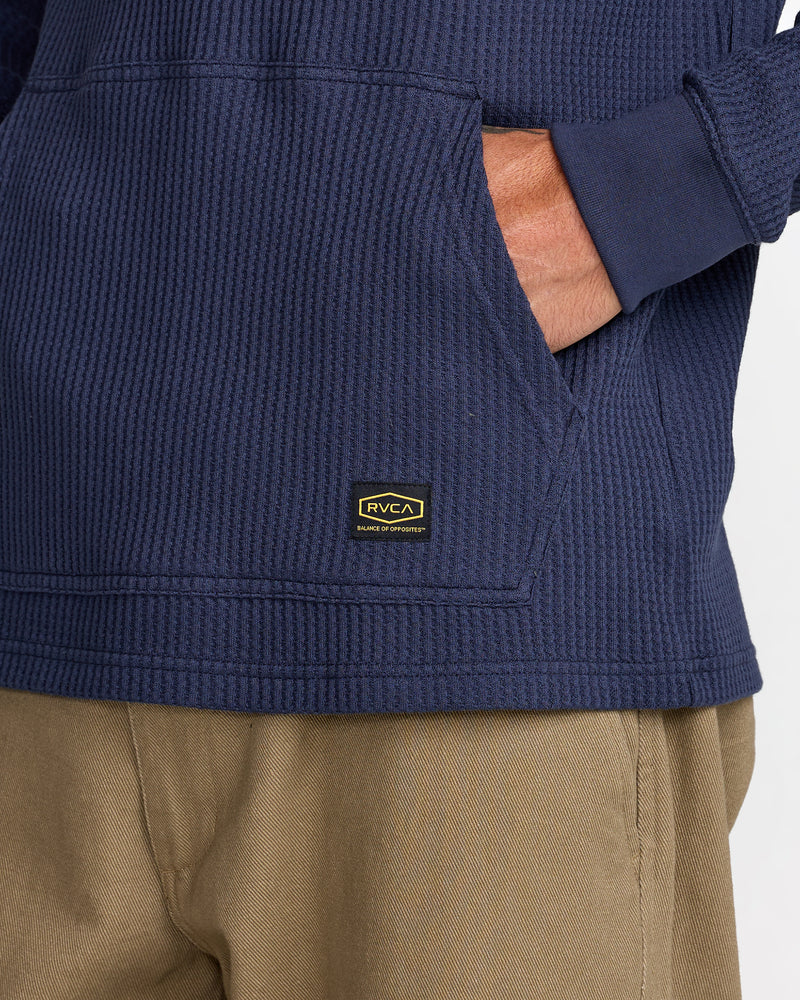 Dayshift Thermal Hooded Henley- RVCA