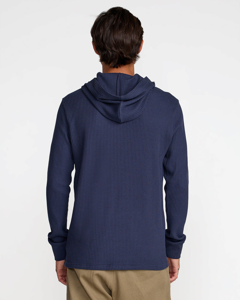 Dayshift Thermal Hooded Henley- RVCA