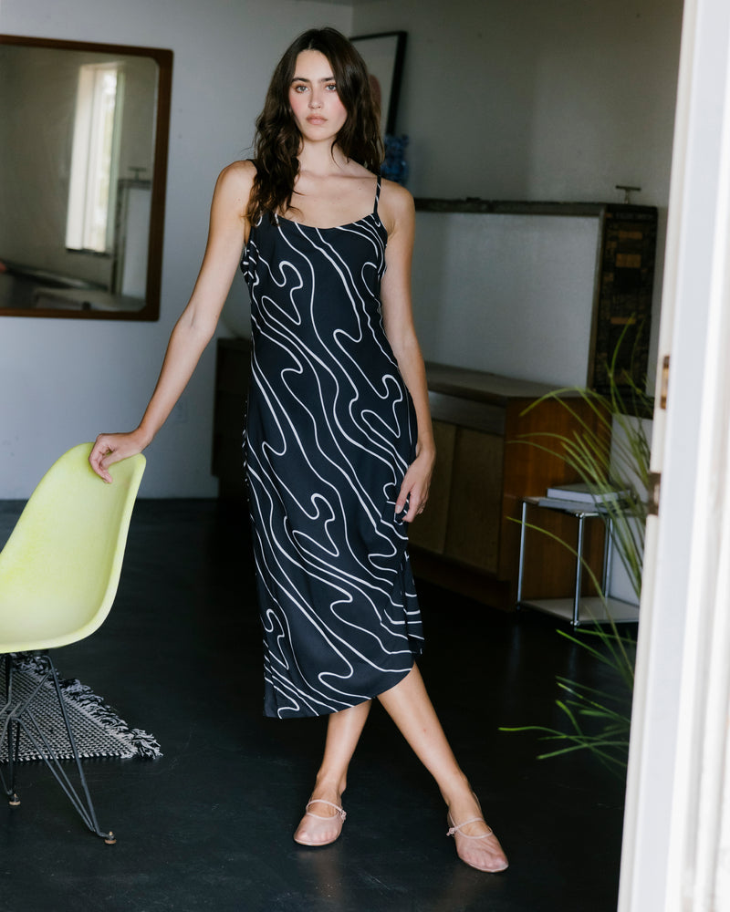 Let's Dance Slip Dress-RVCA