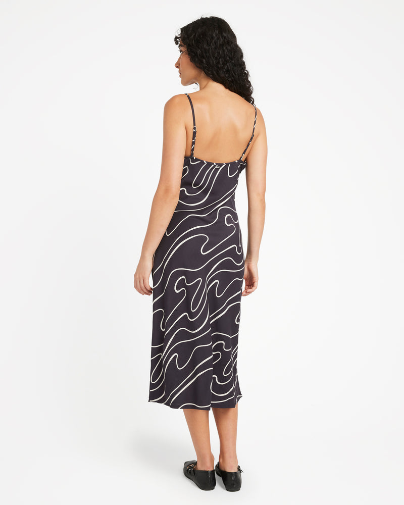 Let's Dance Slip Dress- RVCA