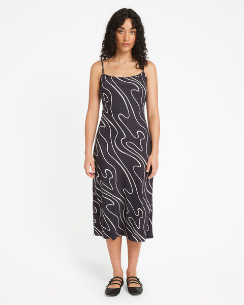 Let's Dance Slip Dress- RVCA