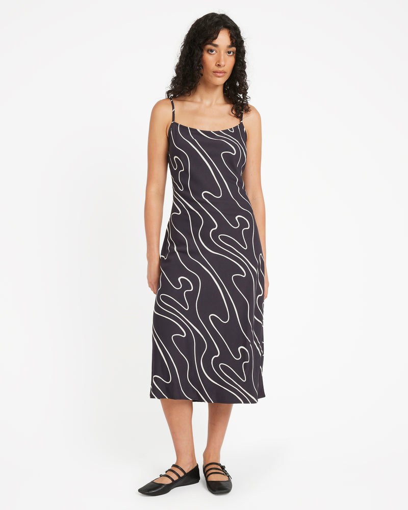 Let's Dance Slip Dress- RVCA