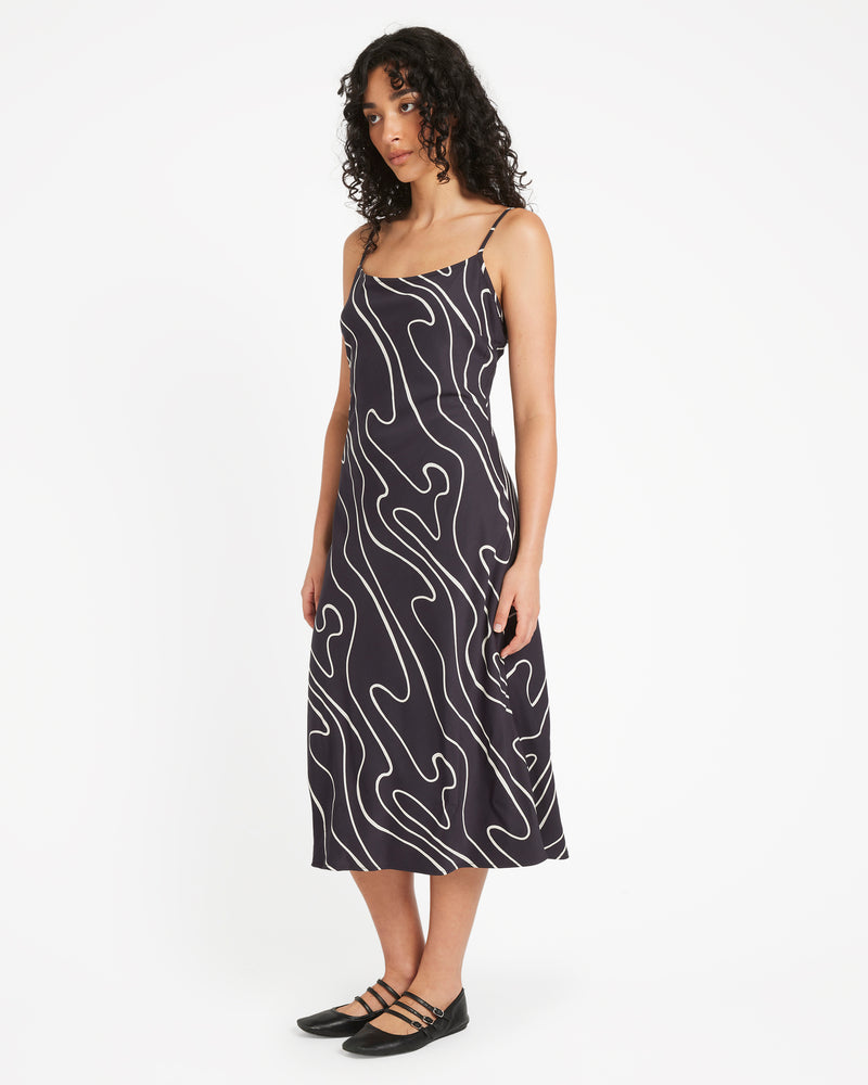 Let's Dance Slip Dress- RVCA