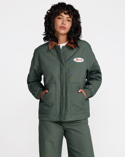 Clover Quilted Jacket- RVCA