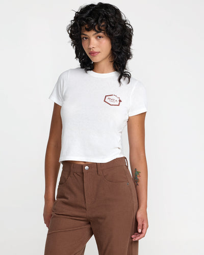 Hawaii Hex 411 Tee- RVCA