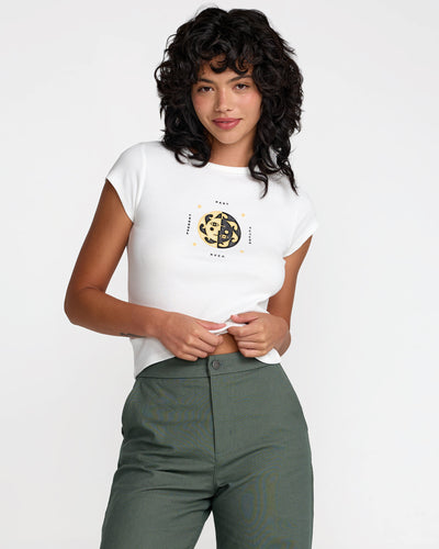 Ribbed Slim Tee- RVCA