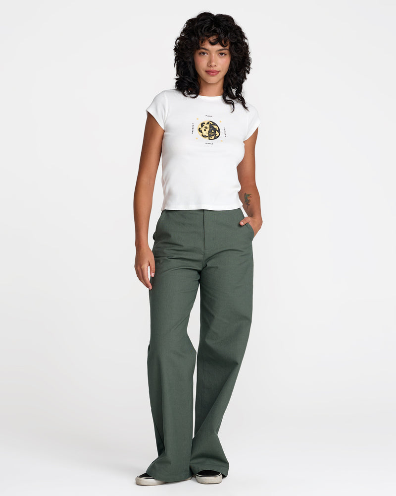 Ribbed Slim Tee- RVCA