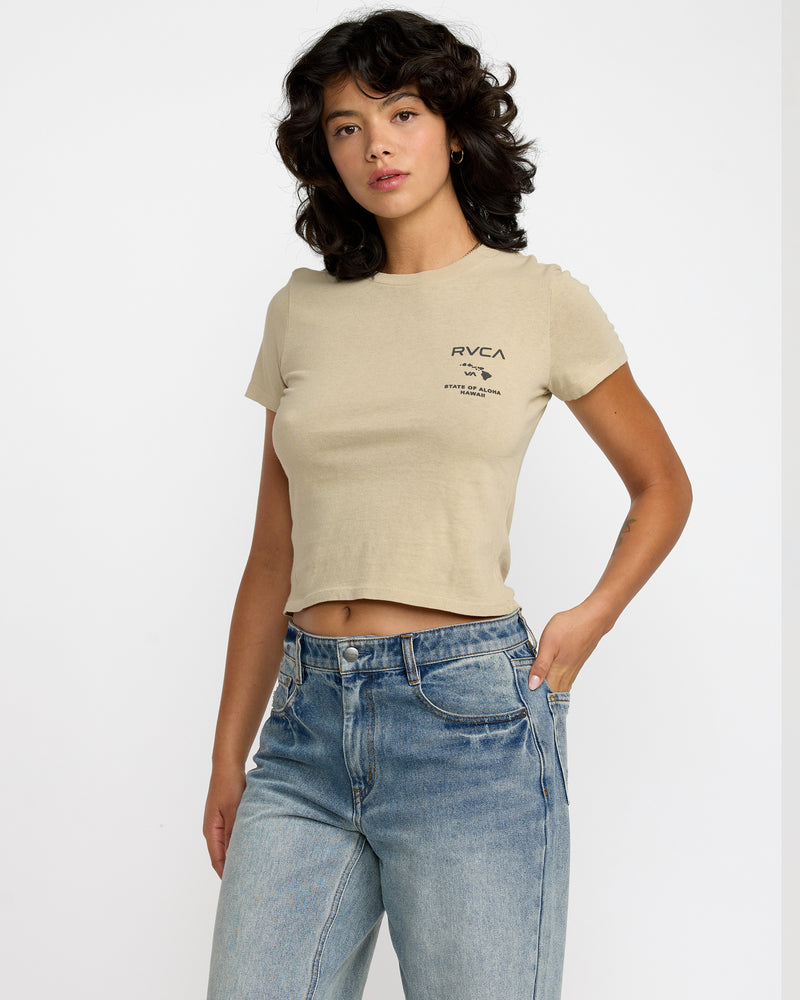 State Of Aloha 411 Tee - RVCA
