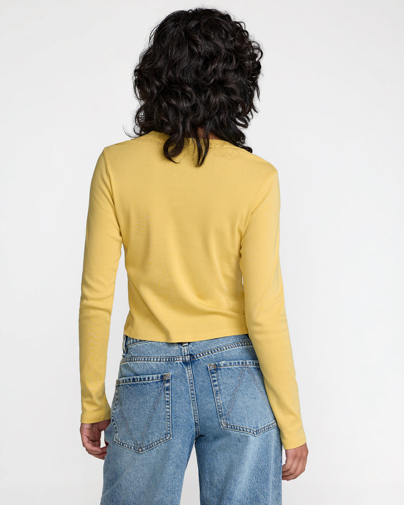 Mel G Long Sleeve Tee- RVCA