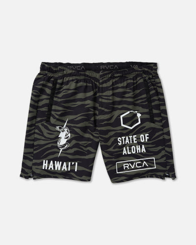 Hawaii Yogger Stretch 17" Short- RVCA