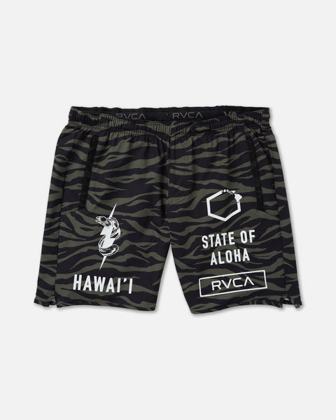 Hawaii Yogger Stretch 17" Short- RVCA