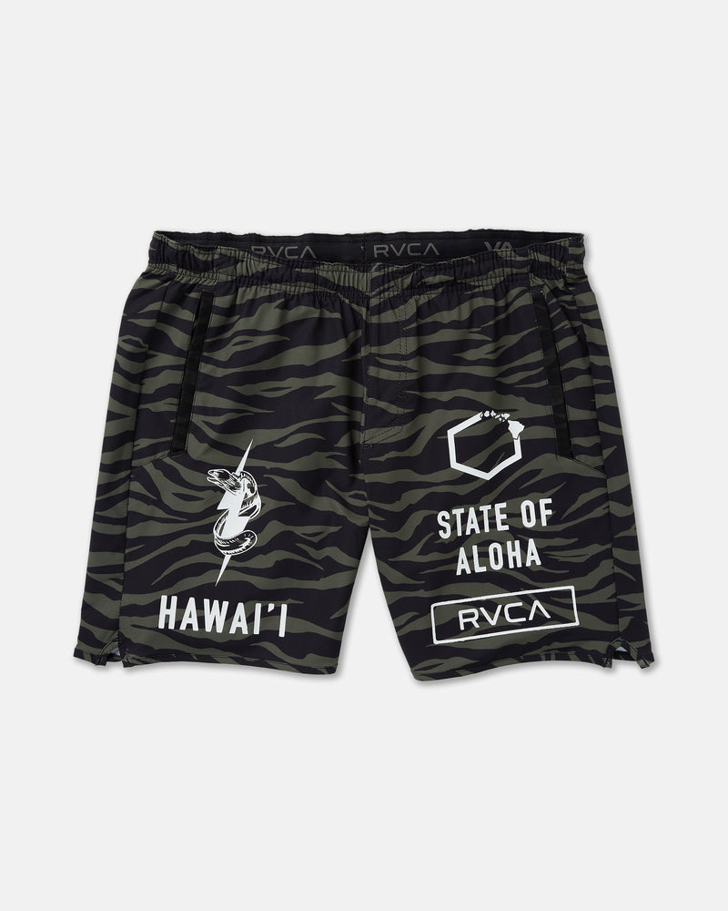 Hawaii Yogger Stretch 17" Short- RVCA