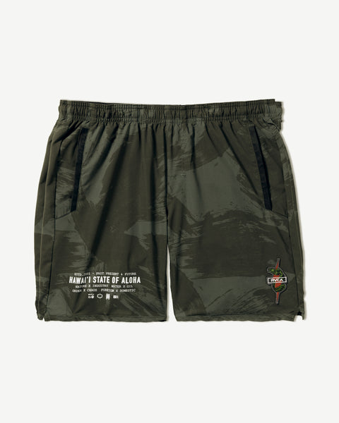 Hawaii Yogger Stretch 17" Short - RVCA
