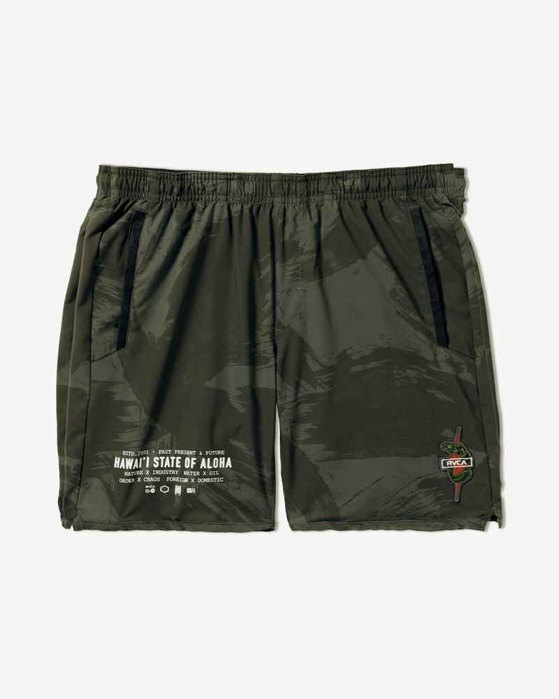 Hawaii Yogger Stretch 17" Short - RVCA