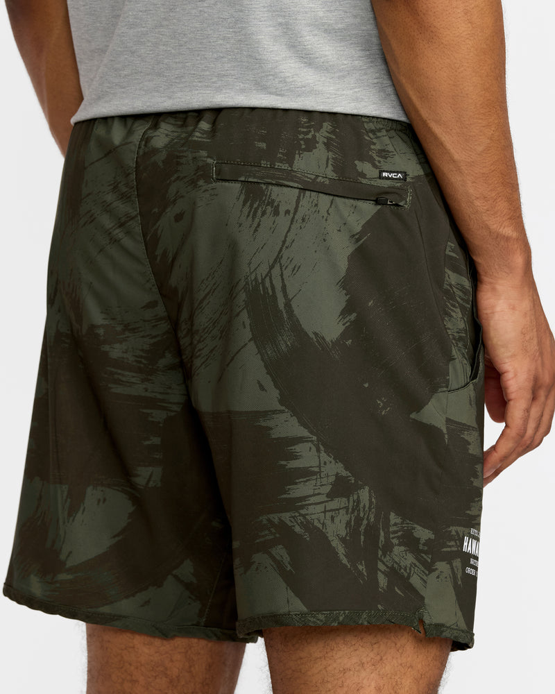 Hawaii Yogger Stretch 17" Short - RVCA