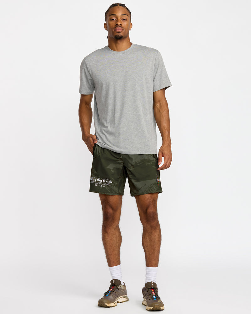 Hawaii Yogger Stretch 17" Short - RVCA