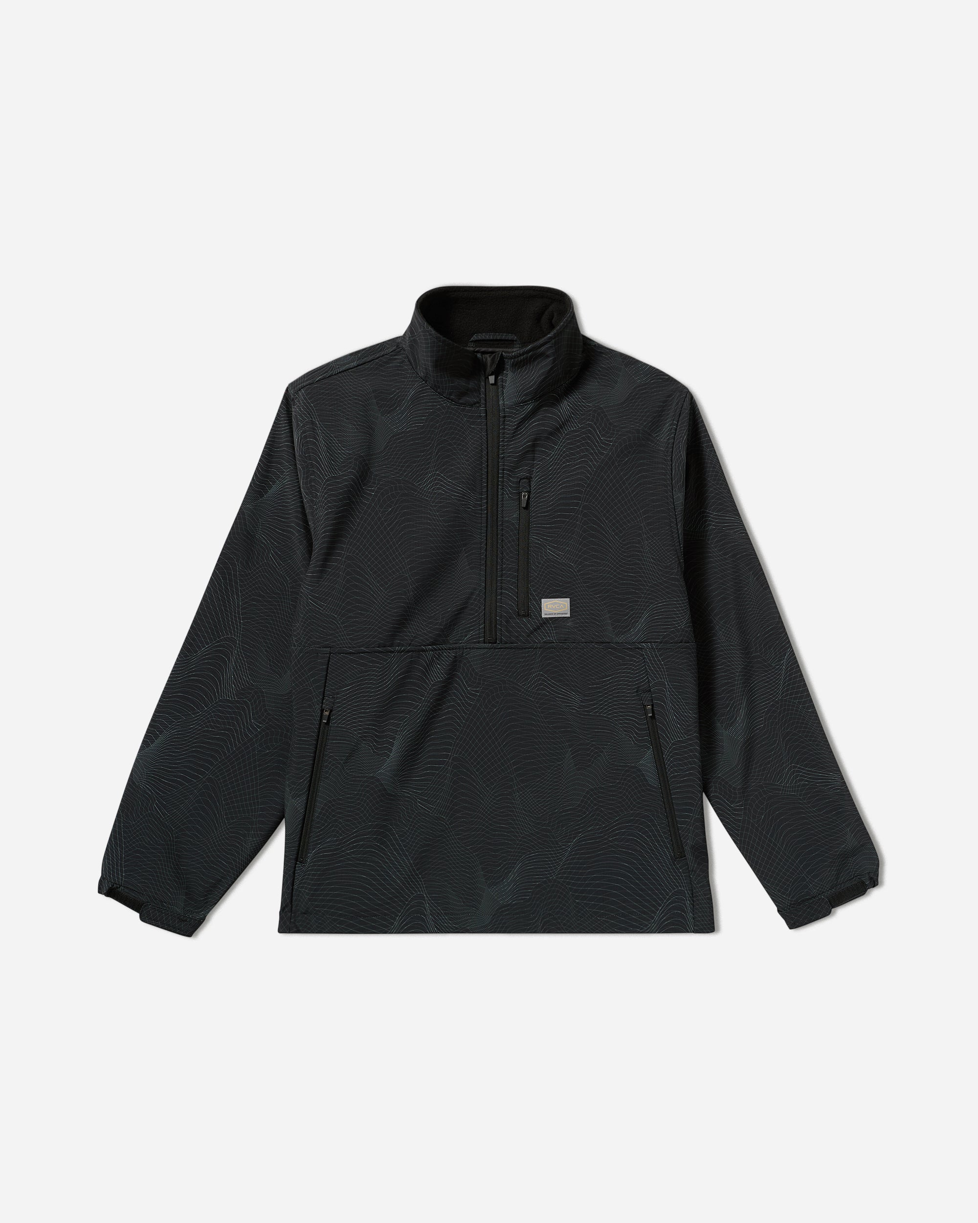 686  ANORAK JACKET BLACK GRID Mサイズ Grid Anorak - RVCA