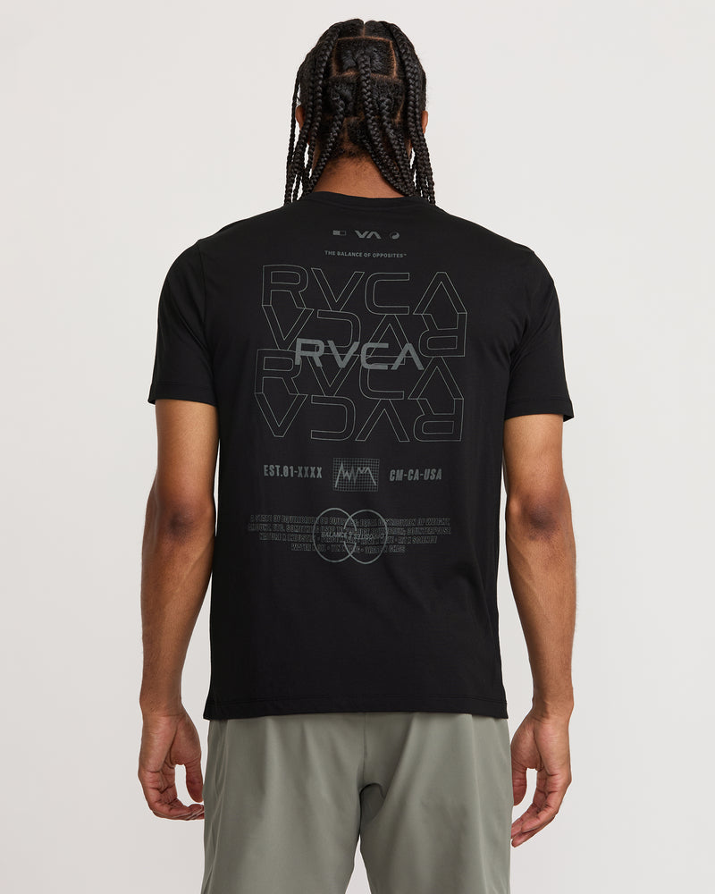 RVCA Pin Flip Short Sleeve Tee-RVCA