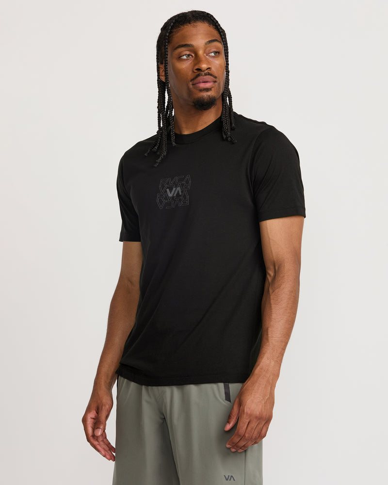 RVCA Pin Flip Short Sleeve Tee-RVCA