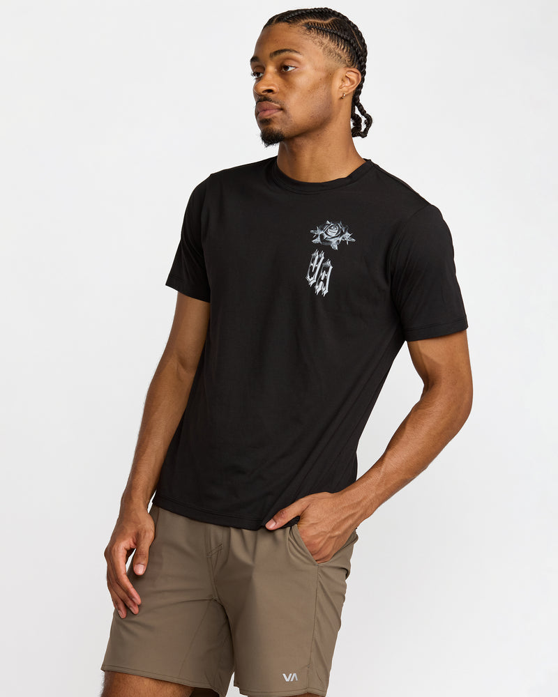 Benj Tiger Eyes Short Sleeve Tee - RVCA