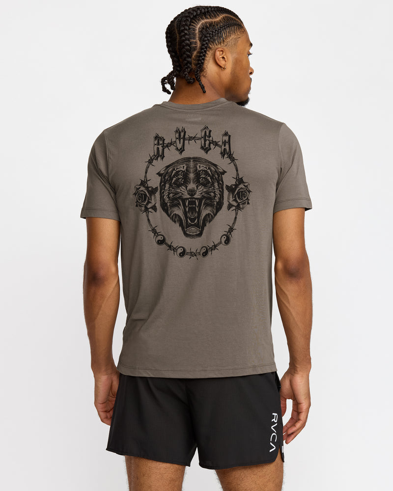 Benj Tiger Eyes Short Sleeve Tee - RVCA