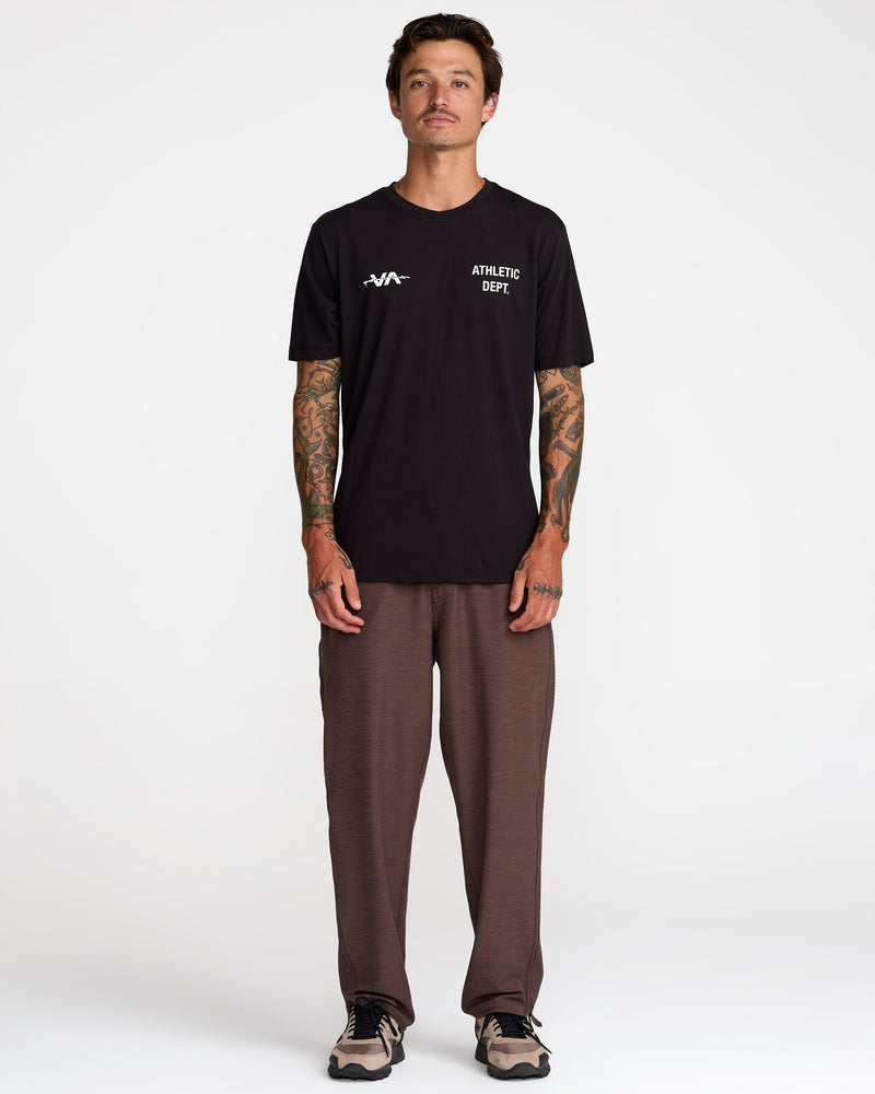 Athletic Department Short Sleeve Tee- RVCA