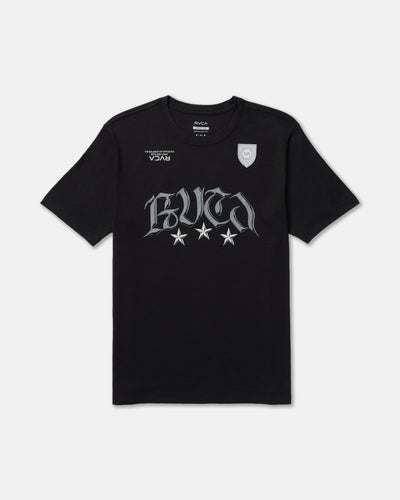 RVCA Star FC Short Sleeve Tee- RVCA