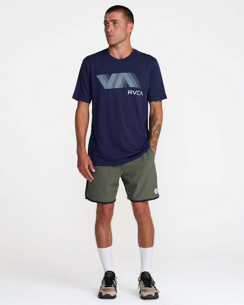 VA Blur Short Sleeve Tee- RVCA
