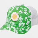 Petals Trucker Hat - Classic Green