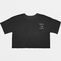 State Of Aloha Cropped T-Shirt - Washed Black
