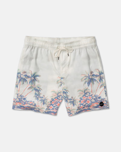 Barnes Elastic Short 17" Swim Trunk - RVCA