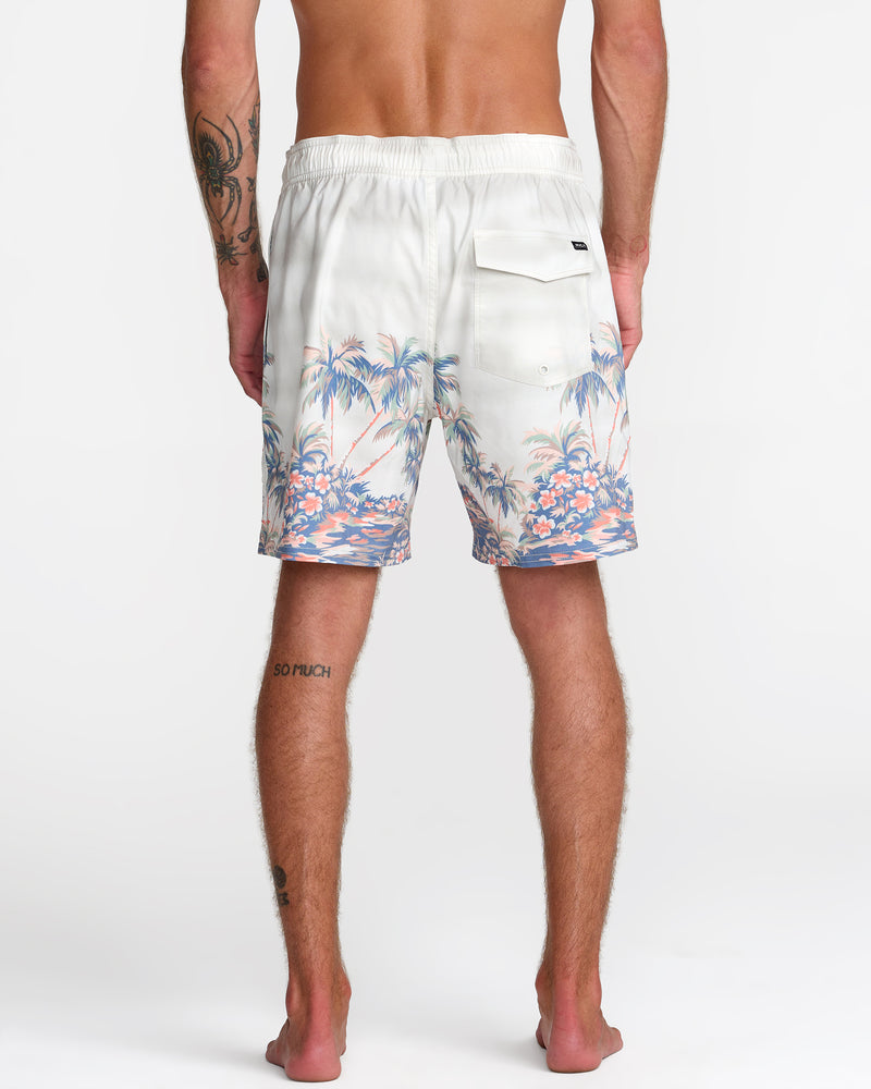 Barnes Elastic Short 17" Swim Trunk - RVCA