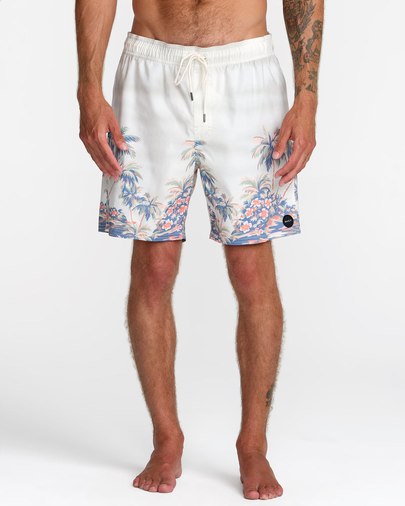 Barnes Elastic Short 17" Swim Trunk - RVCA